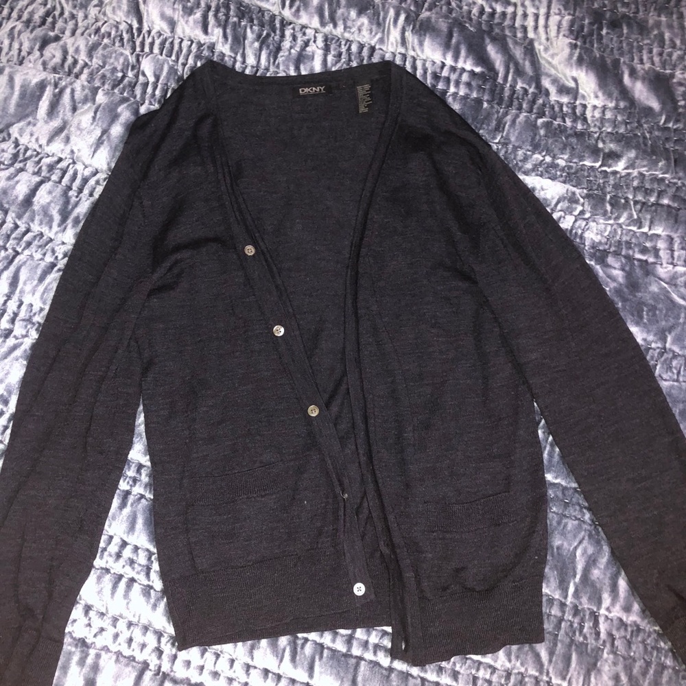 Dark blue cardigan